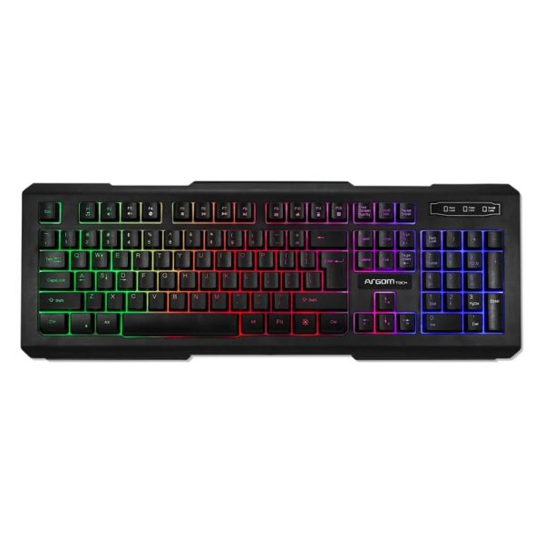 teclado gamer argomtech arg kb 2055bk combat gaming usb