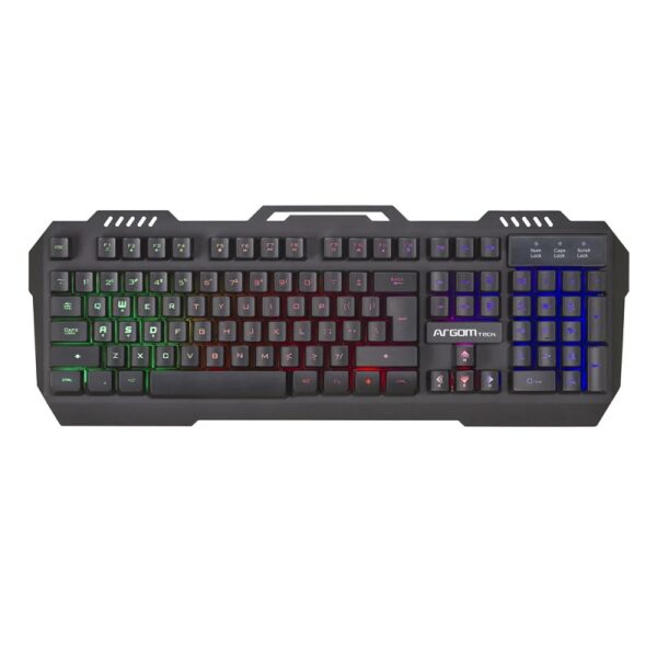 teclado gamer argomtech arg kb 2056bk combat gaming usb