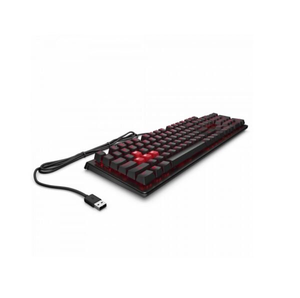 teclado gamer hp omen encoder 6yw76aa abm red