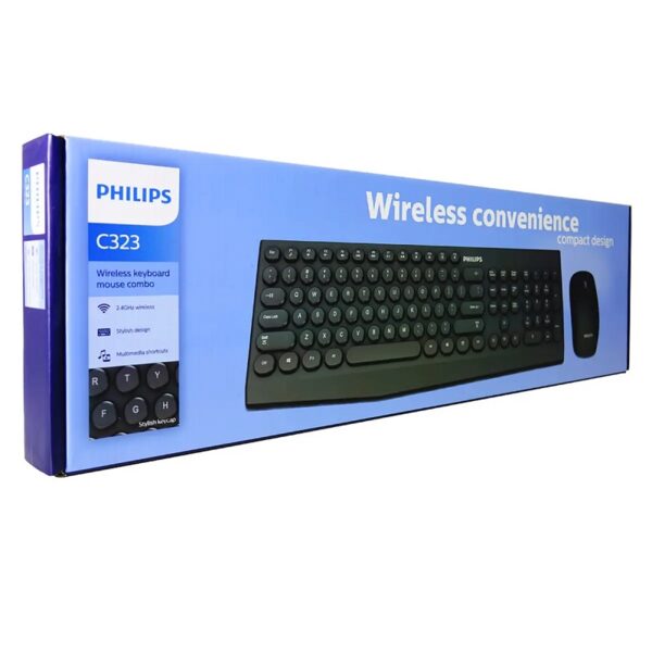 teclado philips c323 combo wir 1000dpi
