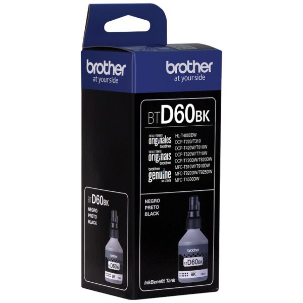 tinta brother btd60bk ne(t220/t420/t720/t820/t4500