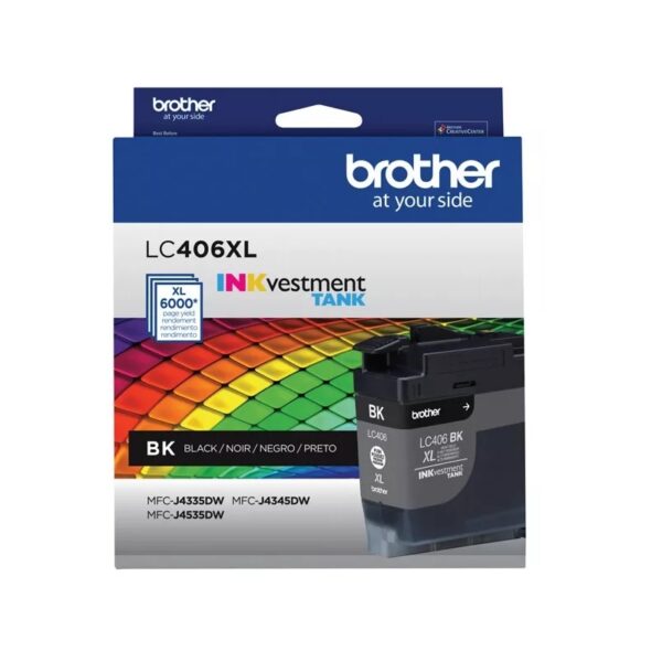 tinta brother lc406xlbks negro (mfc j6955)
