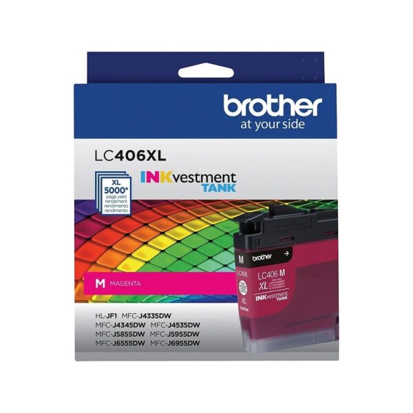 tinta brother lc406xlms magenta (mfc j6955)
