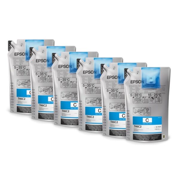 tinta epson f6370 t46c220 cyan ultrachrome