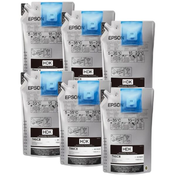 tinta epson f6370 t46c820 negro ultrachrome