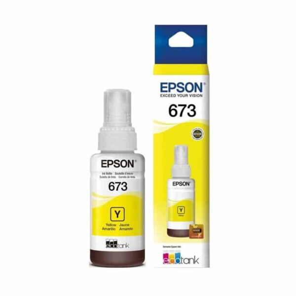 tinta epson l850/l1800 t673420 amarillo