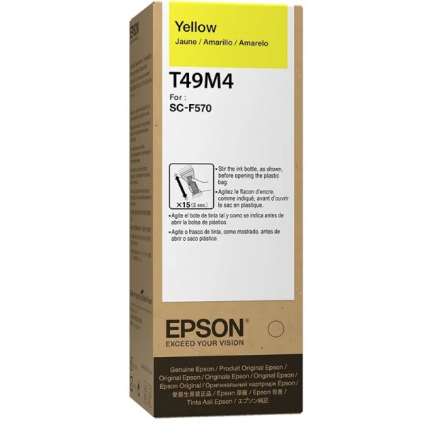 tinta epson t49m420 f170/f570 ultra yellow 140ml