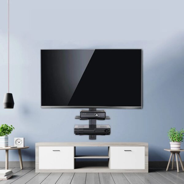 base de pared argomtech arg br 8222 estantes doble
