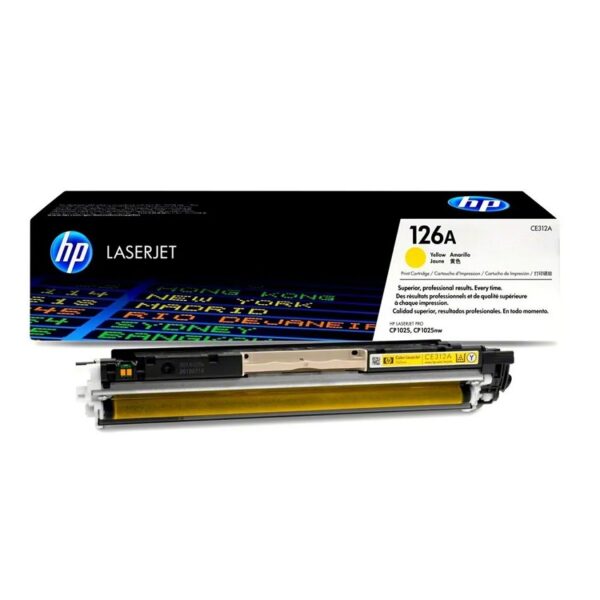 toner hp ce312a (126a) amarillo