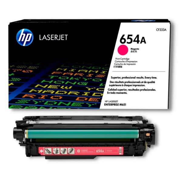 toner hp cf333a (654a) magenta m651dn