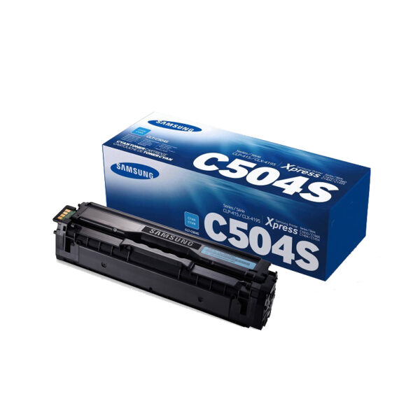 toner hp samsung clt c504s cyan su029a