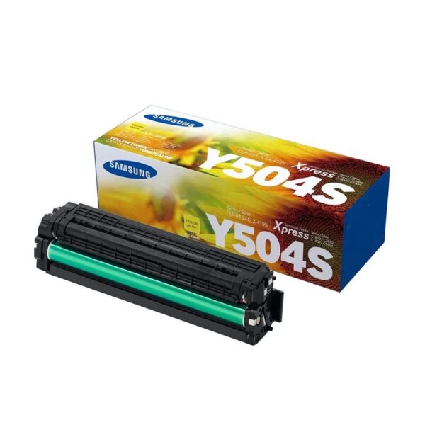 toner hp samsung clt y504s yellow su506a