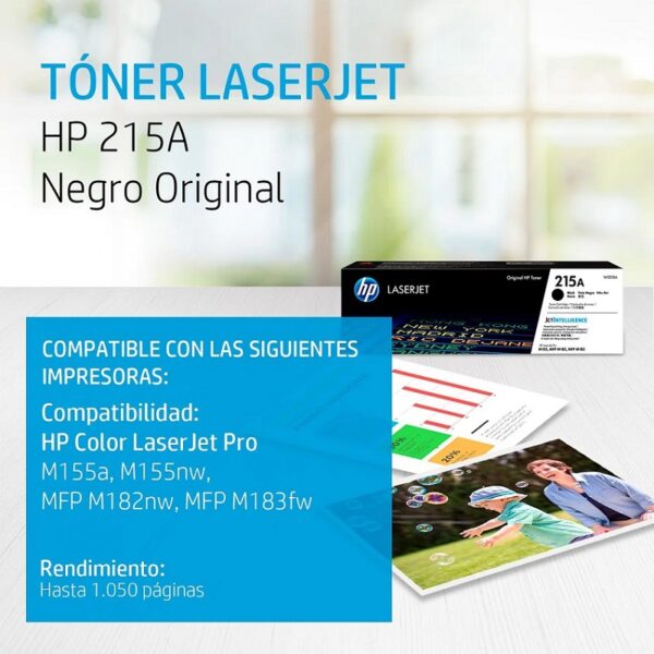 toner hp w2310a (215a) negro m182nw