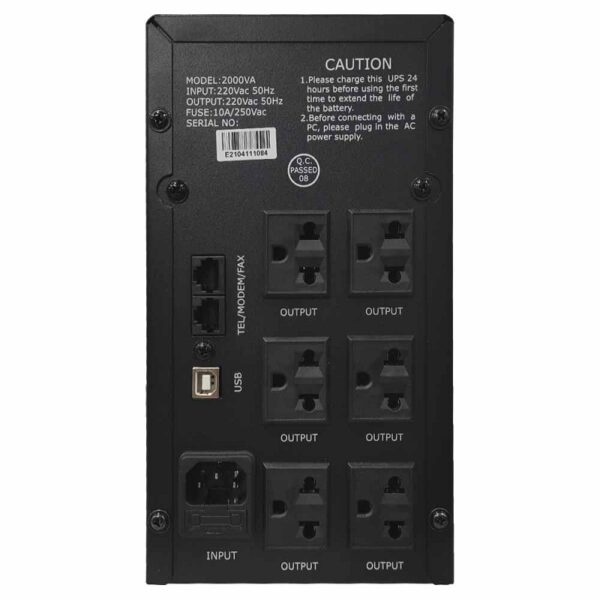 ups aps power 2000 v.a. vista