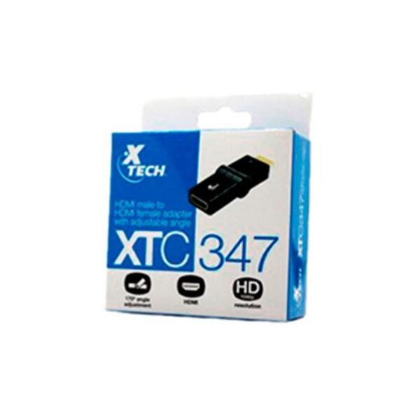 adaptador xtech hdmi macho a hdmi hembra xtc 347 1080p negro
