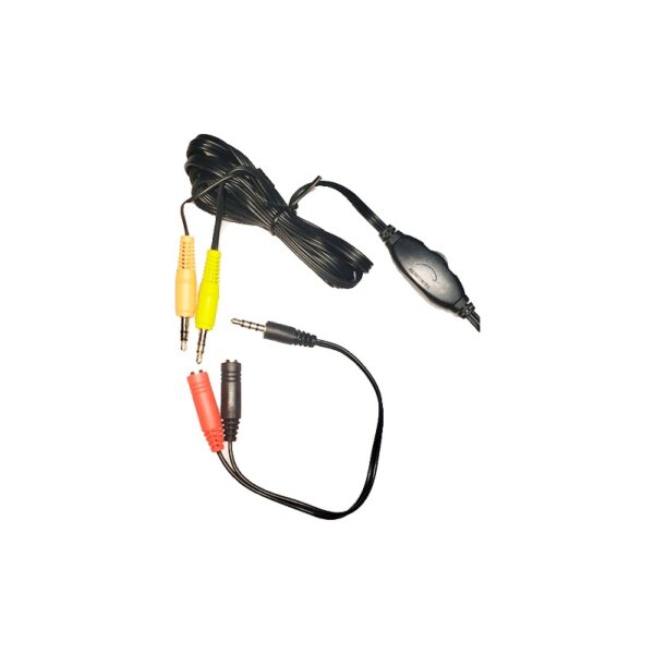auricular headset ftxbh001 ftx mic/3.5mm/2 jack/ c/adap/negro