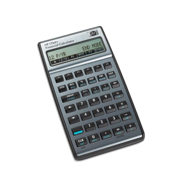 calculadora financiera hp 17bii+ 2 lineas form vertical plata
