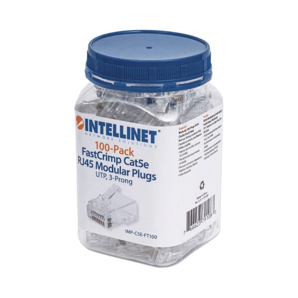 conector rj45 cat5e intellinet 791083 100un pote