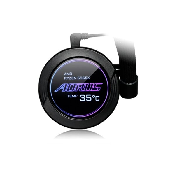 cooler para cpu aorus waterforce x 240 rgb lcd