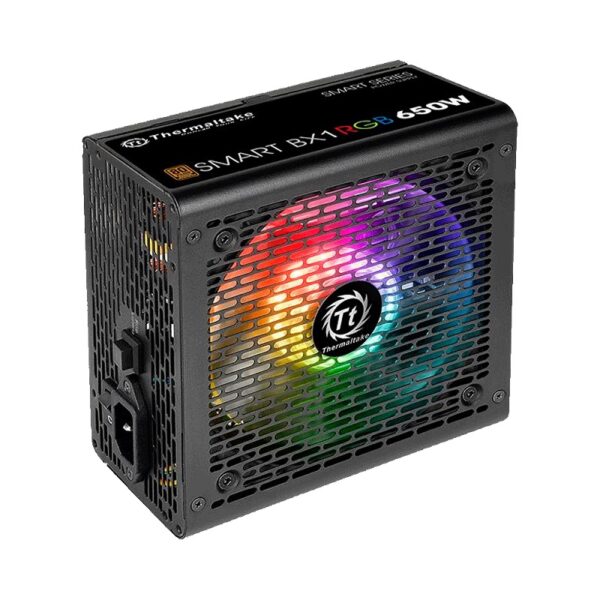 fuente thermaltake 650w 80plus bronze smart/rgb bx1 ps spr 0650nhfabu 1