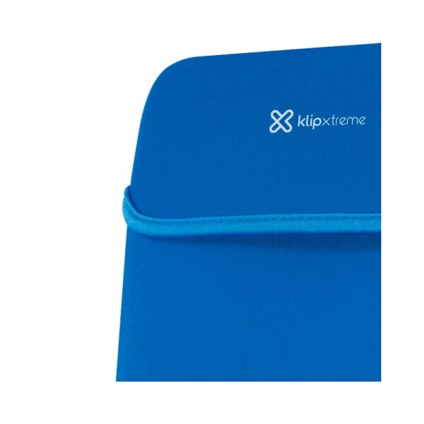 funda para notebook klip xtreme kns 415bl kolours 15.6" reversible azul/negro