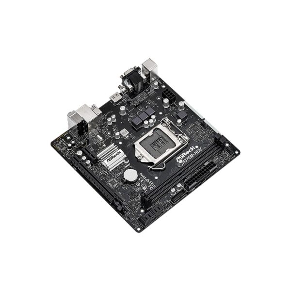 placa madre asrock 1151 h370m hdv v/s/r/hdmi/dvi/ddr4/usb3.2/matx