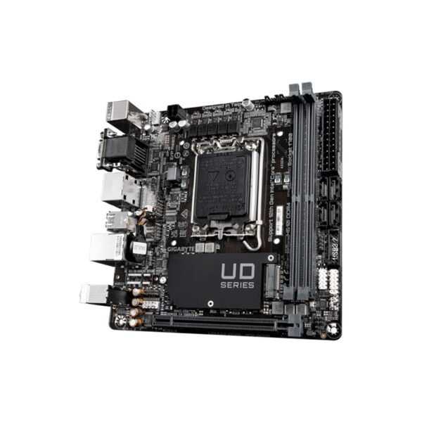 placa madre gigabyte 1700 h610i ddr4 ÿv/s/r/hdmi/dp/m2/usb3.2/m itx