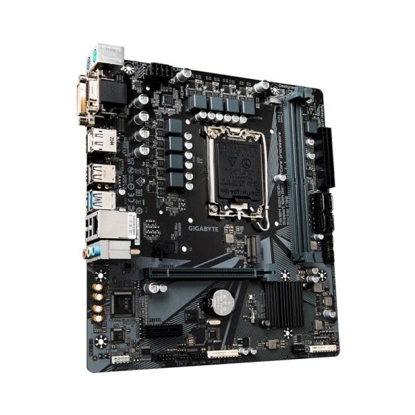 placa madre gigabyte 1700 h610m s2h ddr4 v/s/r/hdmi/dp/dvi/m2/usb3.2/matx