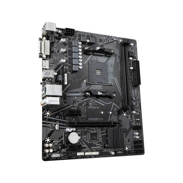 placa madre gigabyte am4 a520m h s/r/hdmi/dvi/m2/ddr4/usb3.2/matx
