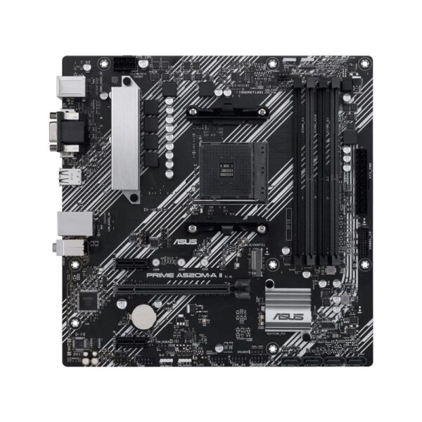 placa madre asus am4 a520m a ii prime v/s/r/hdmi/dp/m2/ddr4/matx
