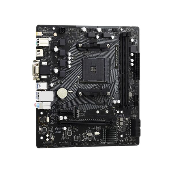 placa madre asrock am4 a520m hdv v/s/r/dvi/hdmi/m2/ddr4/usb3.2/matx