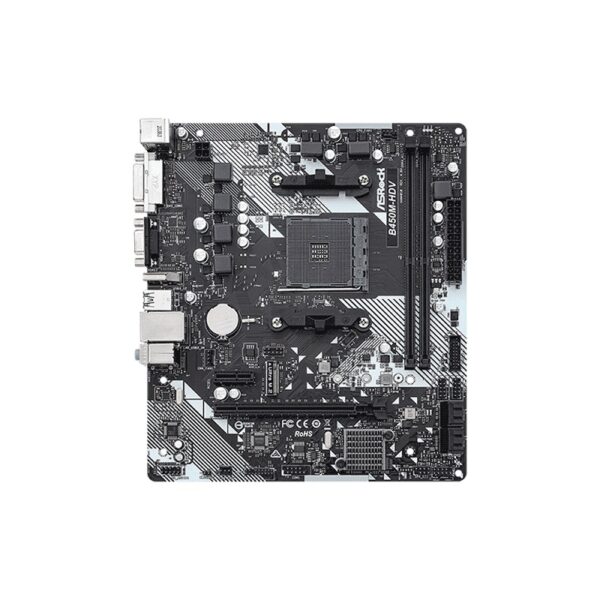 placa madre asrock am4 b450m hdv r4.0 v/s/r/hdmi/dvi/ddr4/usb3.2/matx