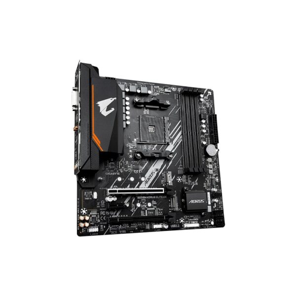 placa madre gigabyte aorus elite ax b550m am4 s/r/hdmi/dvi/2m2/wifi/ddr4/usb/ma