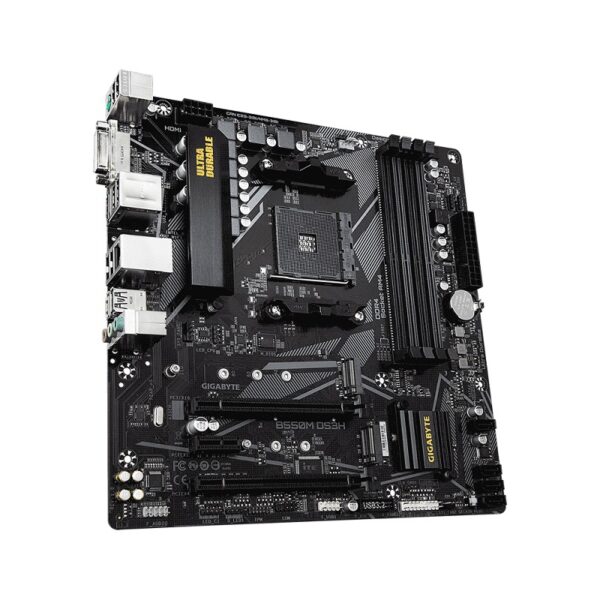 placa madre gigabyte am4 b550m ds3h s/r/hdmi/dvi/2m2/ddr4/usb3.2/matx