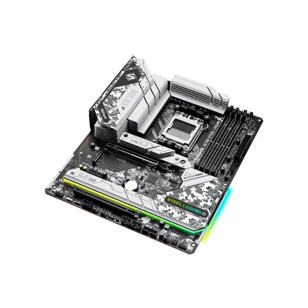 placa madre asrock am5 x670e steel legend ddr5 s/r/hdmi/dp/4m2/wifi/usb3.2/atx