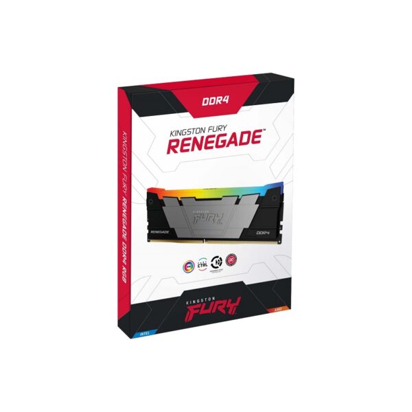 memoria ram kingston ddr4 8g 3600 fury renegade bk kf436c16rb2a/8 rgb xmp