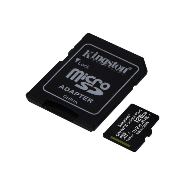memoria kingston micro sd 128gb sdcs2/128gb 100/85 canvas select plus c