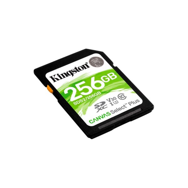 memoria kingston sd 256gb sds2/256gb 100 canvas select plus sdxc class 10