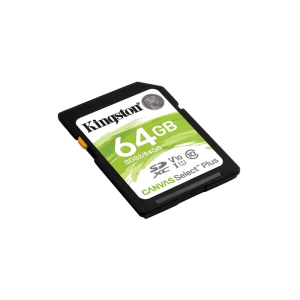 memoria kingston sd 64gb sds2/64gb 100 canvas select plus sdxc class