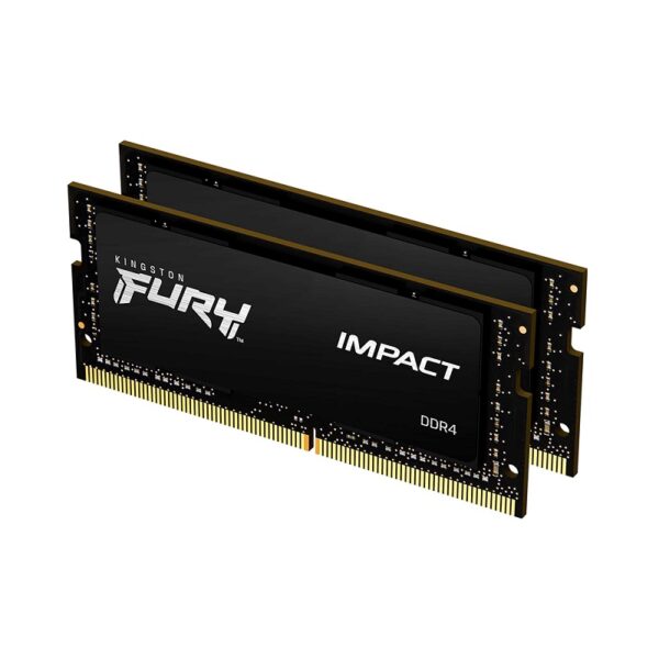 memoria ram para notebook ddr4 kingston 16g 3200 fury impact bk kf432s20ib/16