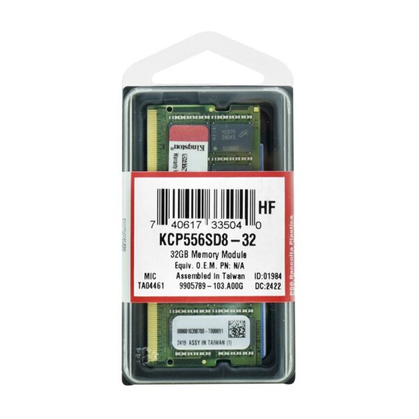 memoria ram para notebook ddr5 kingston 32g 5600 kcp556sd8 32