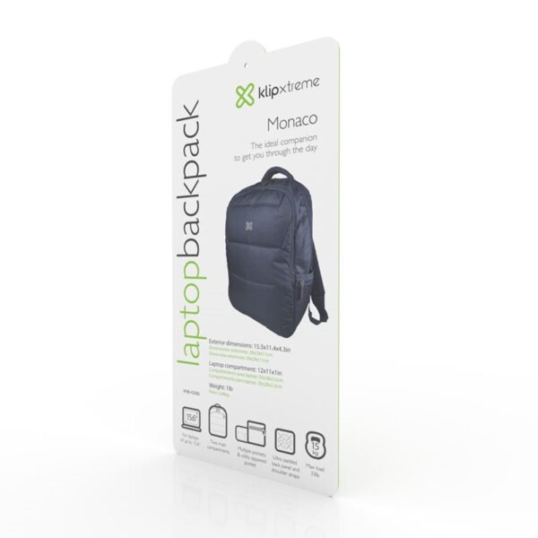 mochila klip xtreme 15.6" knb 426bl monaco azul