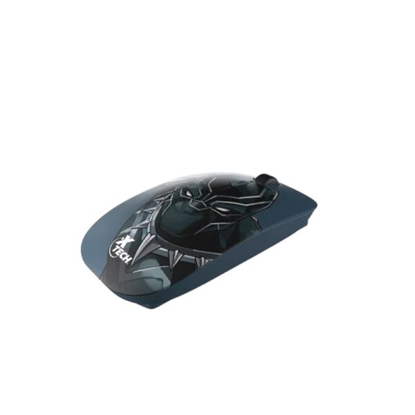 mouse xtech wir xtm m340bp pantera negra 1600dpi/4 bot/negro
