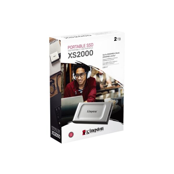 ssd externo kingston 2tb sxs2000/2000g usb c 3.2