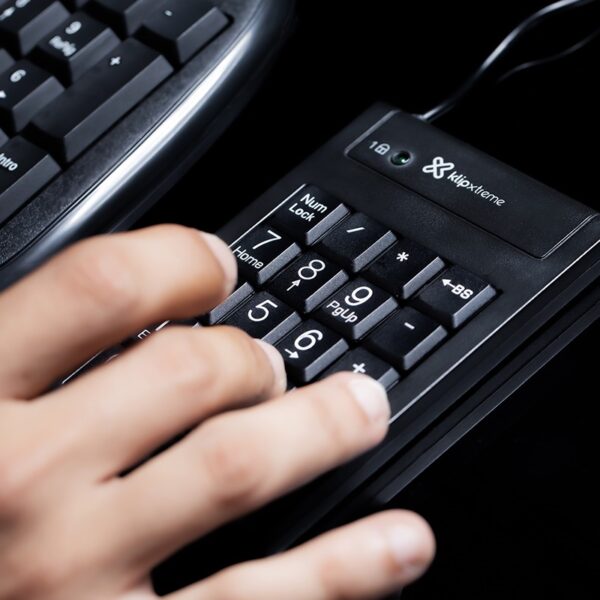 teclado numerico klip xtreme usb knp 100 abacus neg
