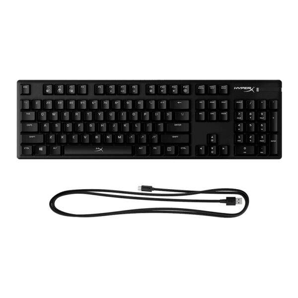 teclado usb gamer hyperx 4p4f6ai alloy o. mec red/esp/rgb (hx kb6rdx la)