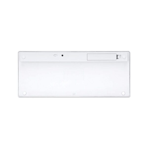 teclado manhattan wir/bt 180566 dual mode ultra slim ing/blanc
