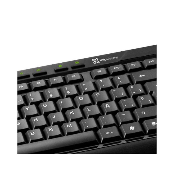 teclado+mouse klip xtreme usb kck 251s deskmate esp/neg