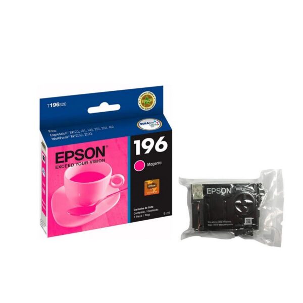 tinta epson expression t196320 al magenta p/xp 20 10x 20x 401/wf25xx 4