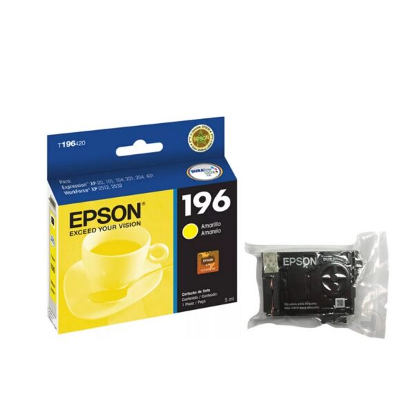 tinta epson expression t196420 al amarillo p/xp 20 10x 20x 401/wf25xx